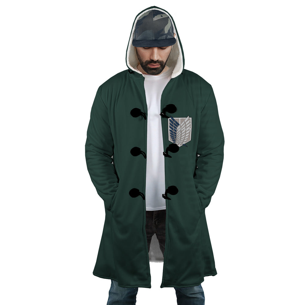 Scouting Regiment Attack on Titan Hooded Cloak Coat - S