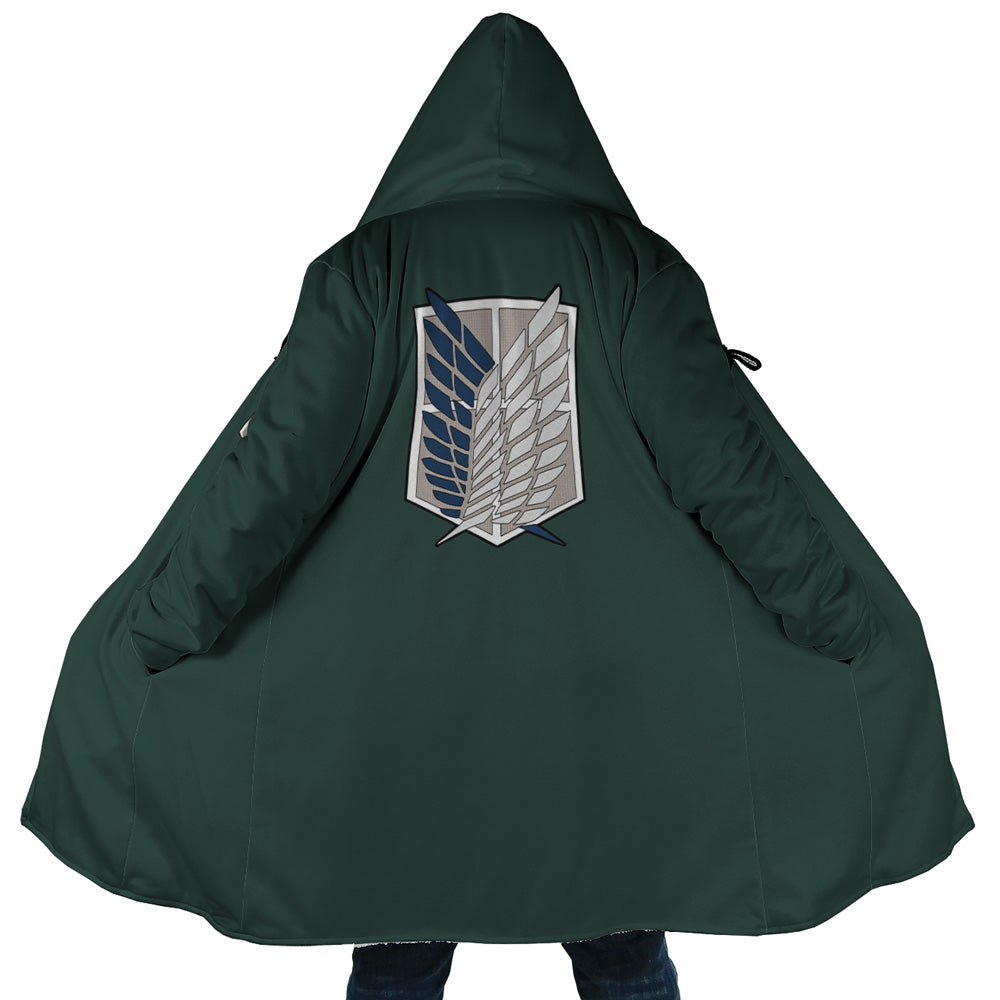 Scouting Regiment Attack on Titan Hooded Cloak Coat - 5XL