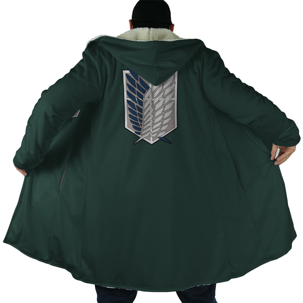Scouting Regiment Attack on Titan Hooded Cloak Coat - 2XL