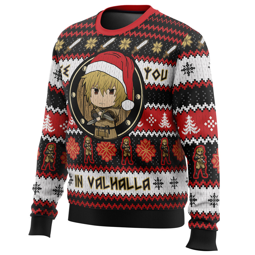 See You in Valhalla Vinland Saga Christmas Sweater - 4XL