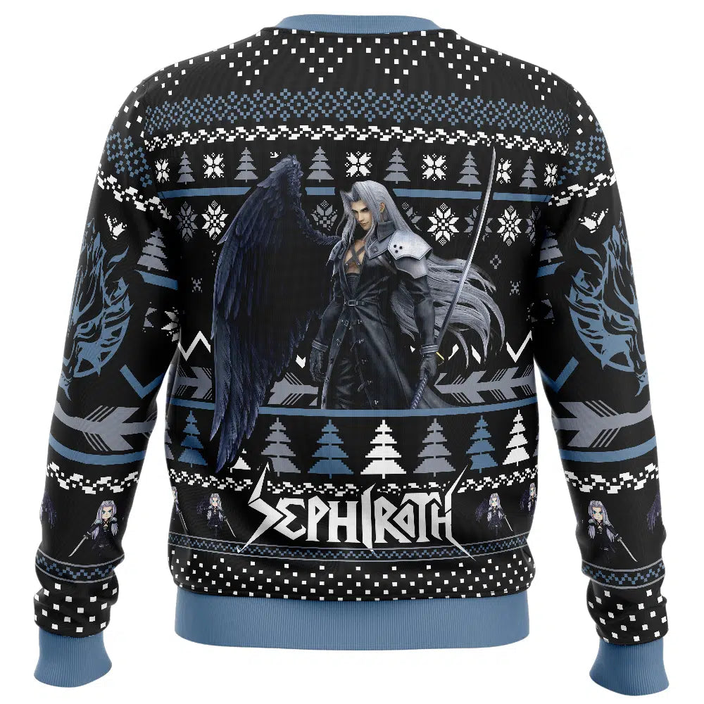 Sephiroth Final Fantasy Ugly Christmas Sweater - 5XL
