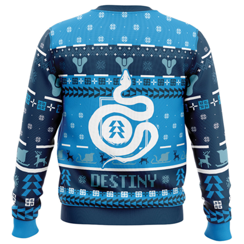 Serpent Emblem Destiny Hunter Ugly Christmas Sweater - 5XL
