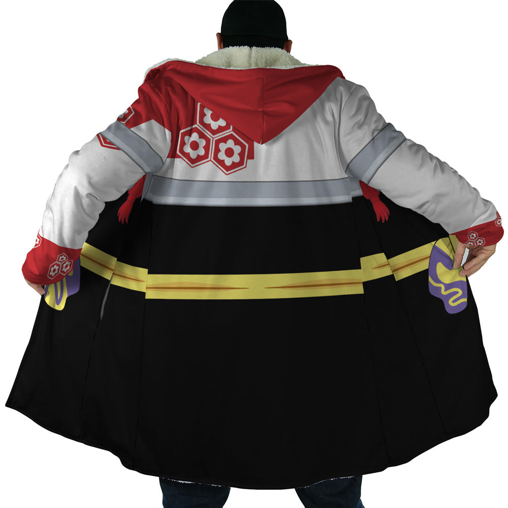 Sesshomaru Inuyasha Hooded Cloak Coat - 2XL