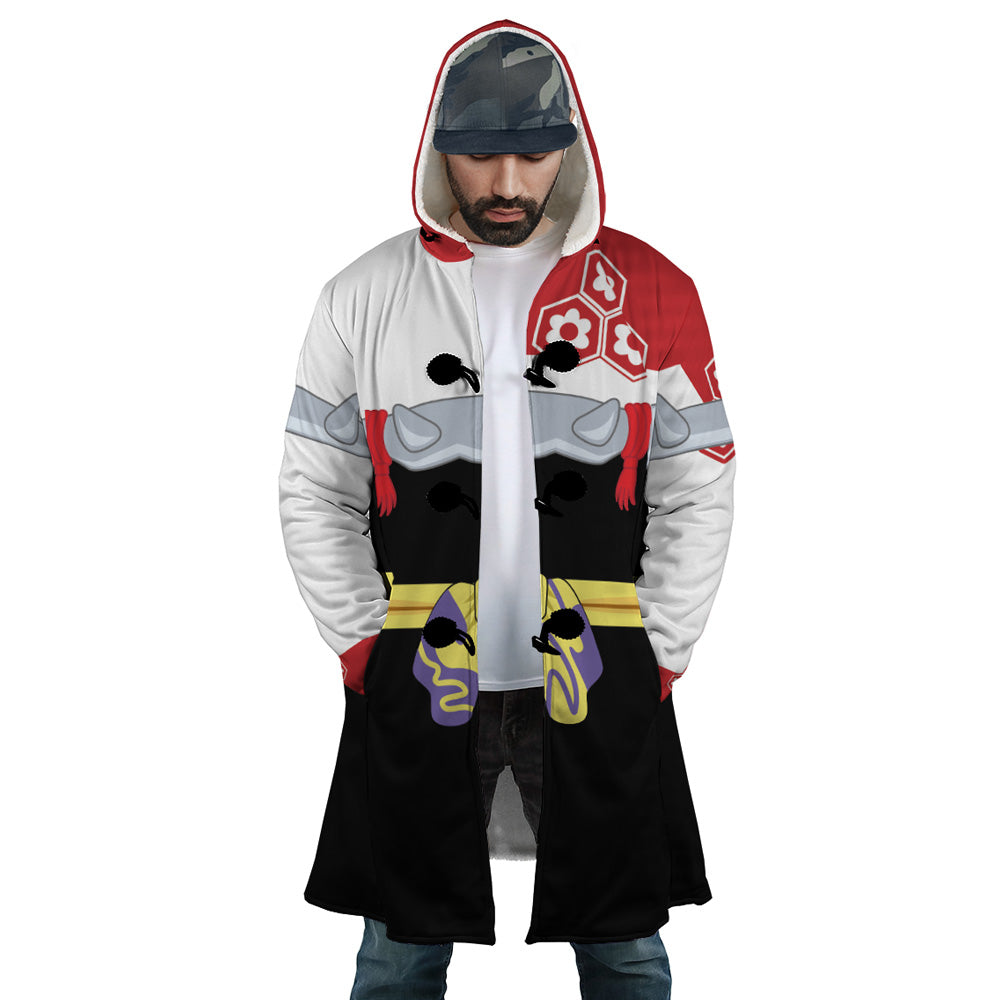 Sesshomaru Inuyasha Hooded Cloak Coat - S