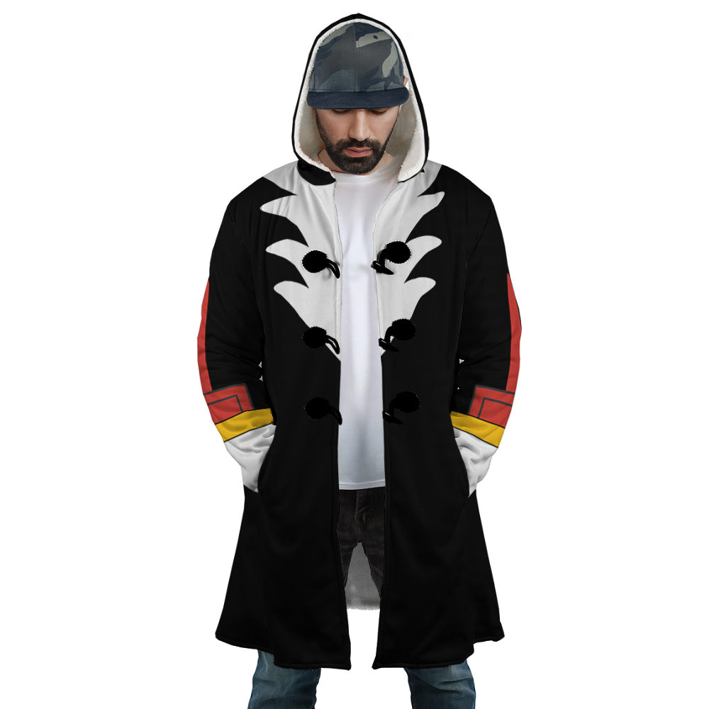Shadow Sonic The Hedgehog Hooded Cloak Coat - M
