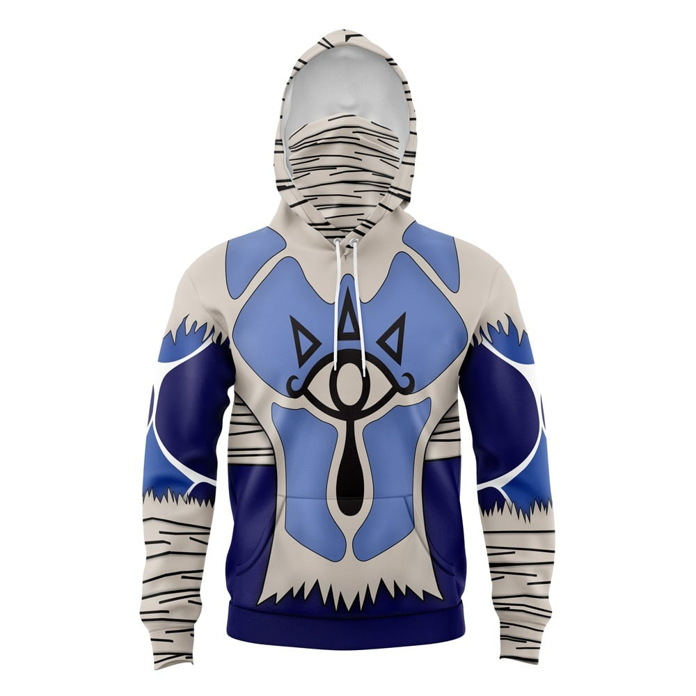 Sheik Legend of Zelda Masked Hoodie - 6XL
