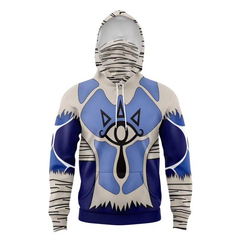Sheik Legend of Zelda Masked Hoodie - L