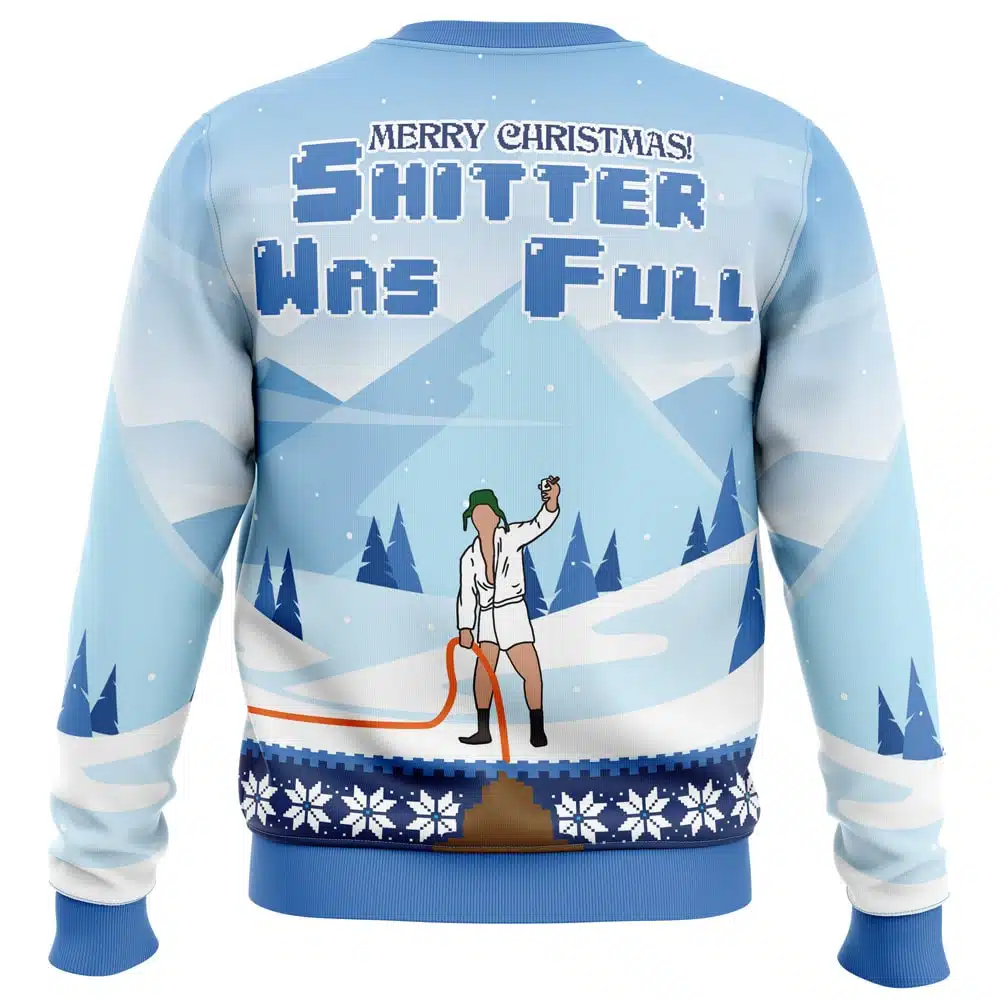 SHITTER WAS FULL National Lampoon’s Christmas Vacation Ugly Christmas Sweater - 5XL