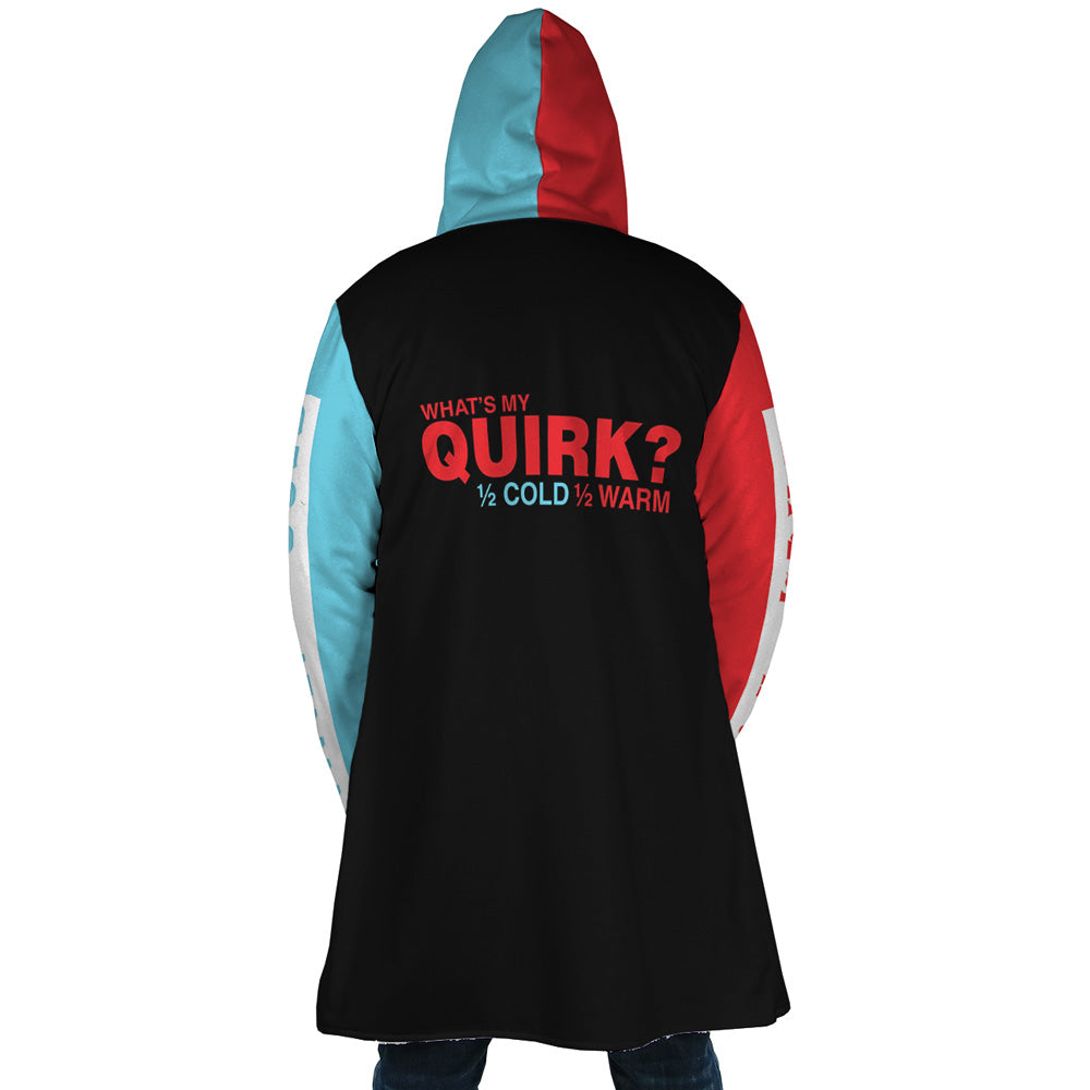 Shoto Hot & Cold My Hero Academia Hooded Cloak Coat - XL