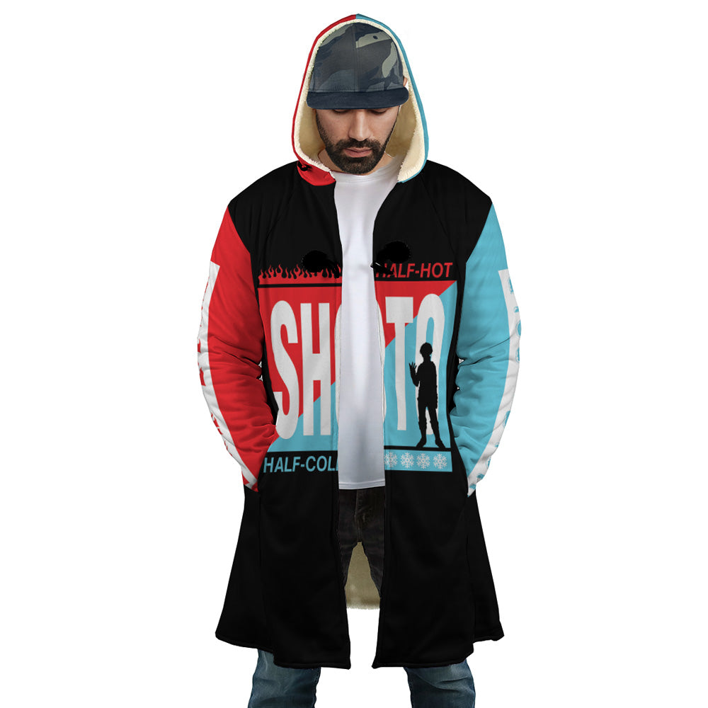 Shoto Hot & Cold My Hero Academia Hooded Cloak Coat - S