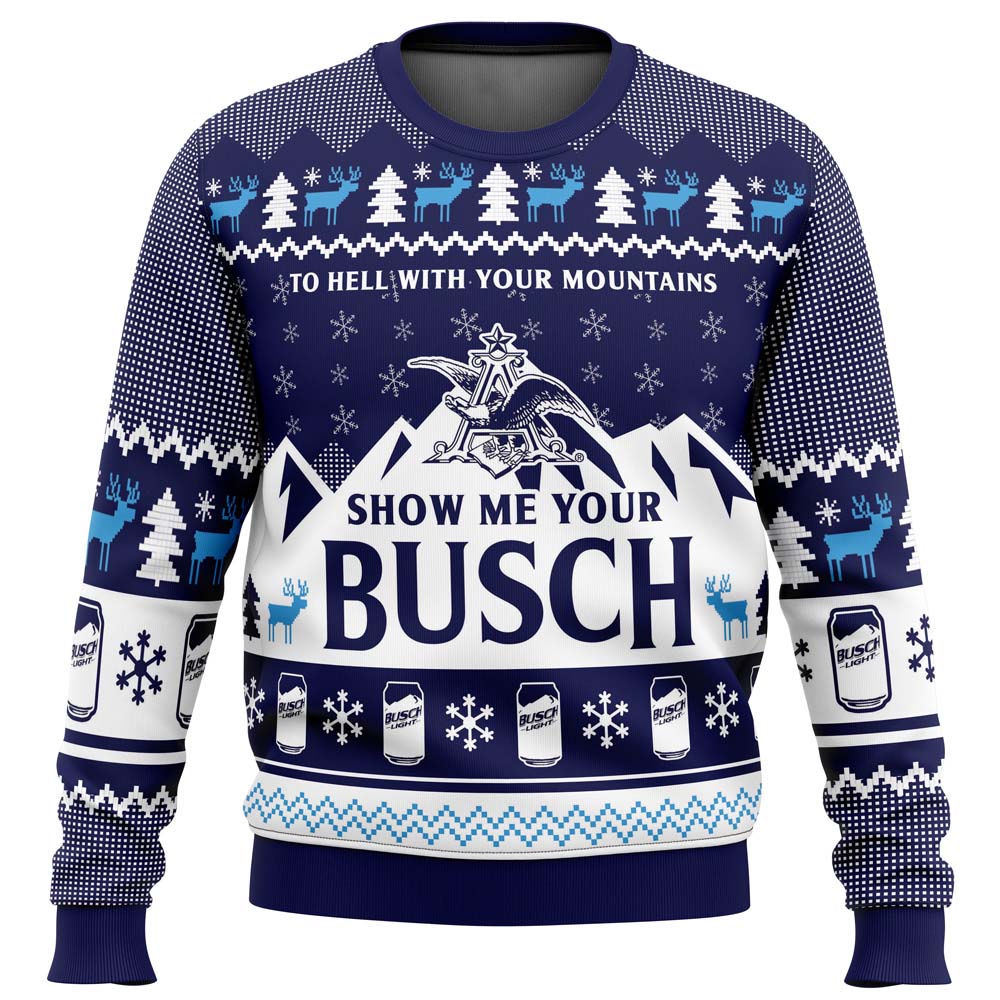 Show Me Your Busch Ugly Christmas Sweater - 6XL