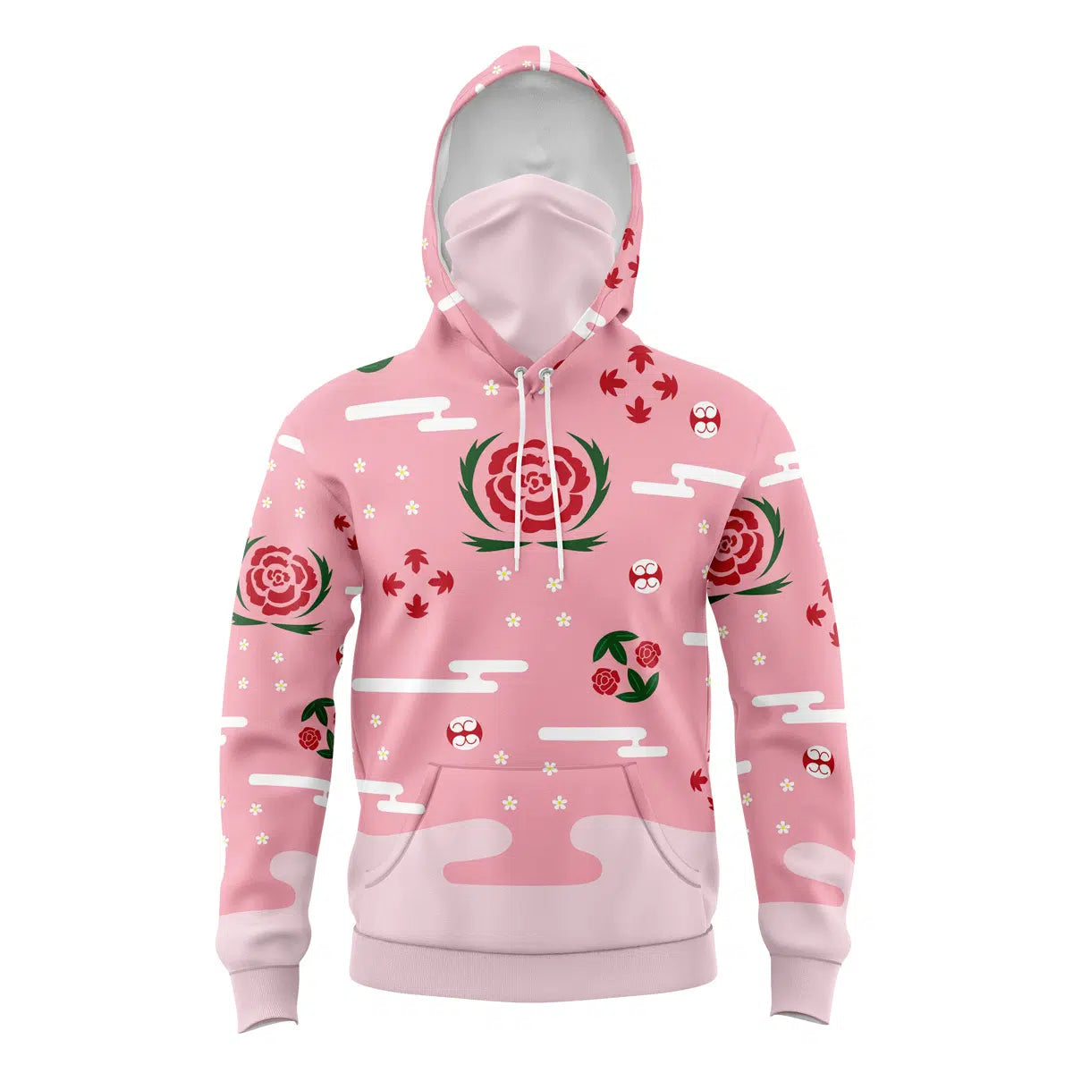 Shunsui Bleach Masked Hoodie - 6XL