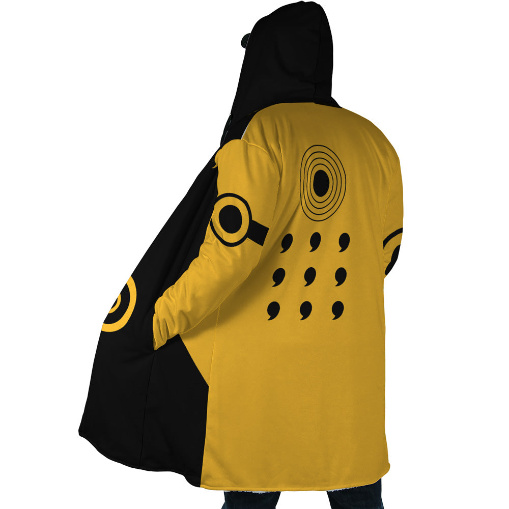 Six Paths Mode Naruto Hooded Cloak Coat - L