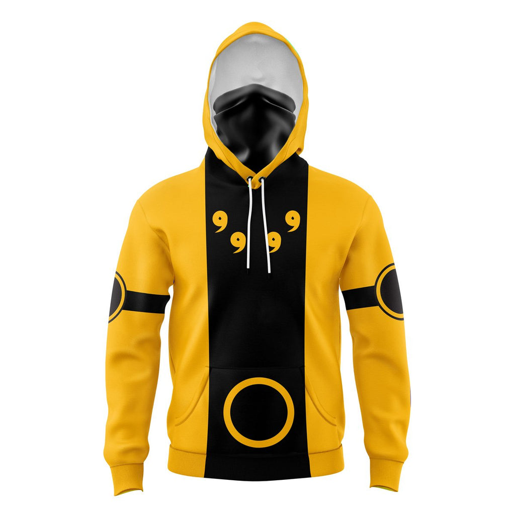 Six Paths Sage Mode Naruto Masked Hoodie - 3XL