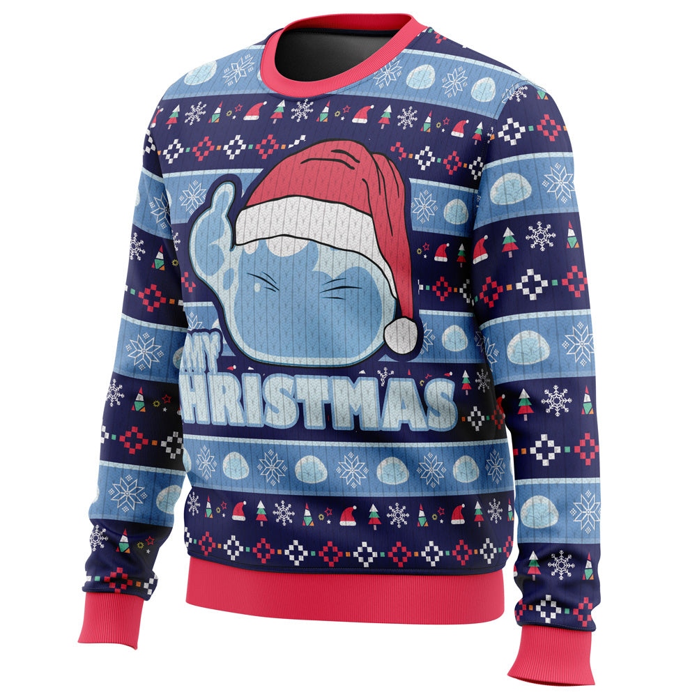 Slimy Christmas That time I got reincarnated as a slime Christmas Sweater - 4XL