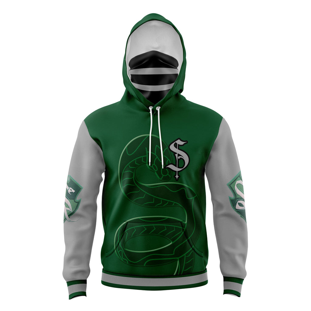 Slytherin Hogwarts Legacy Masked Hoodie - 6XL
