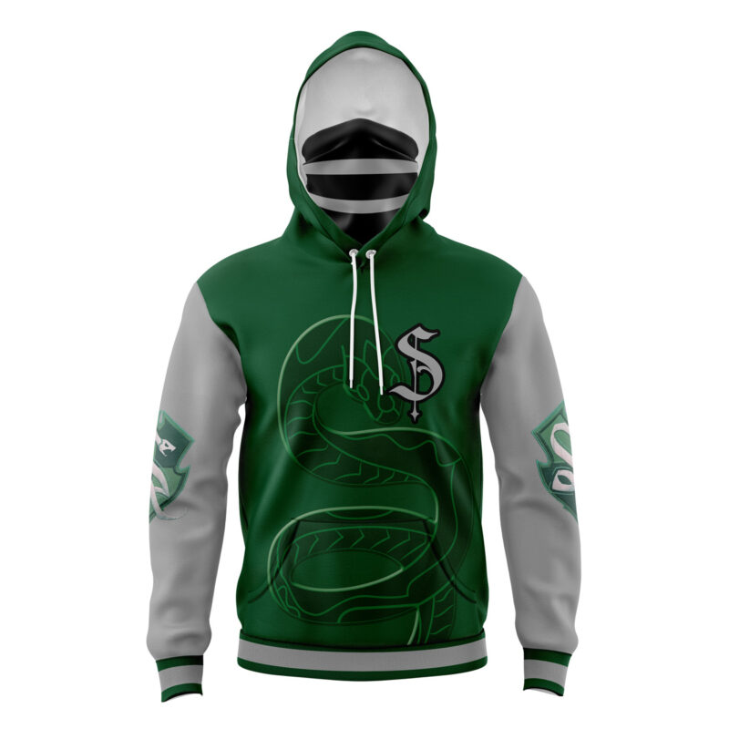 Slytherin Hogwarts Legacy Masked Hoodie - L