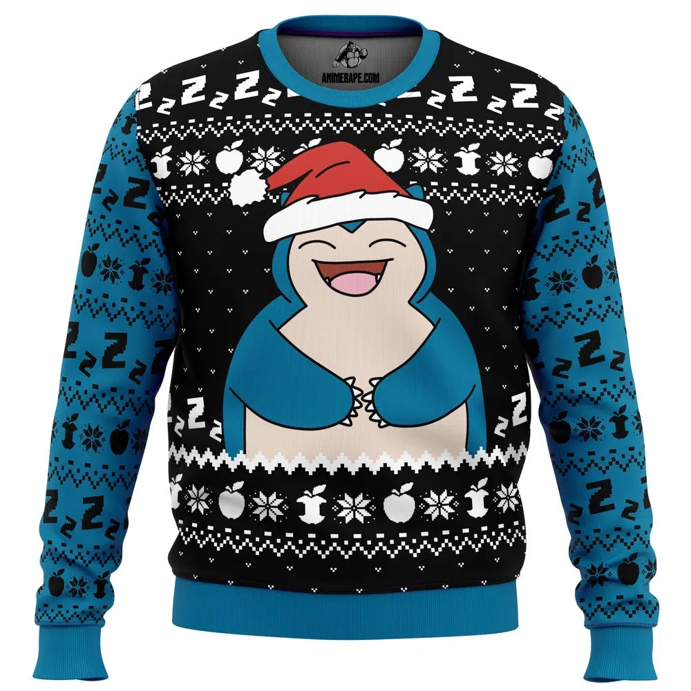 Snorlax Holiday Pokemon Ugly Christmas Sweater - 6XL