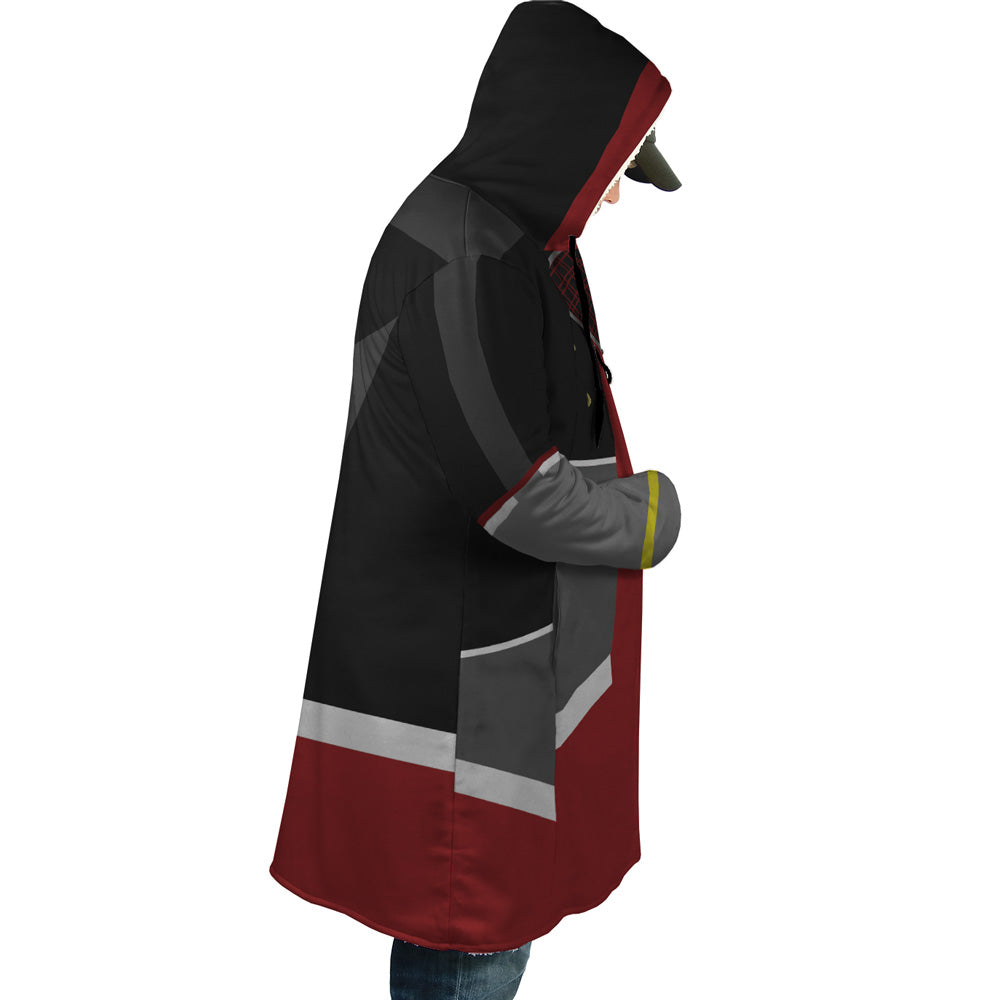 Sora Kingdom Hearts Hooded Cloak Coat - L