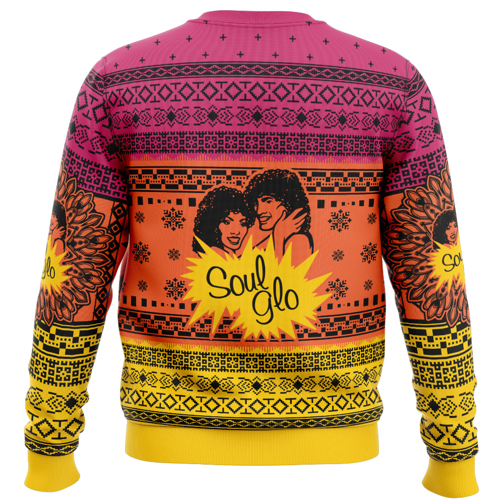Soul Glo Coming to America Ugly Christmas Sweater - 5XL