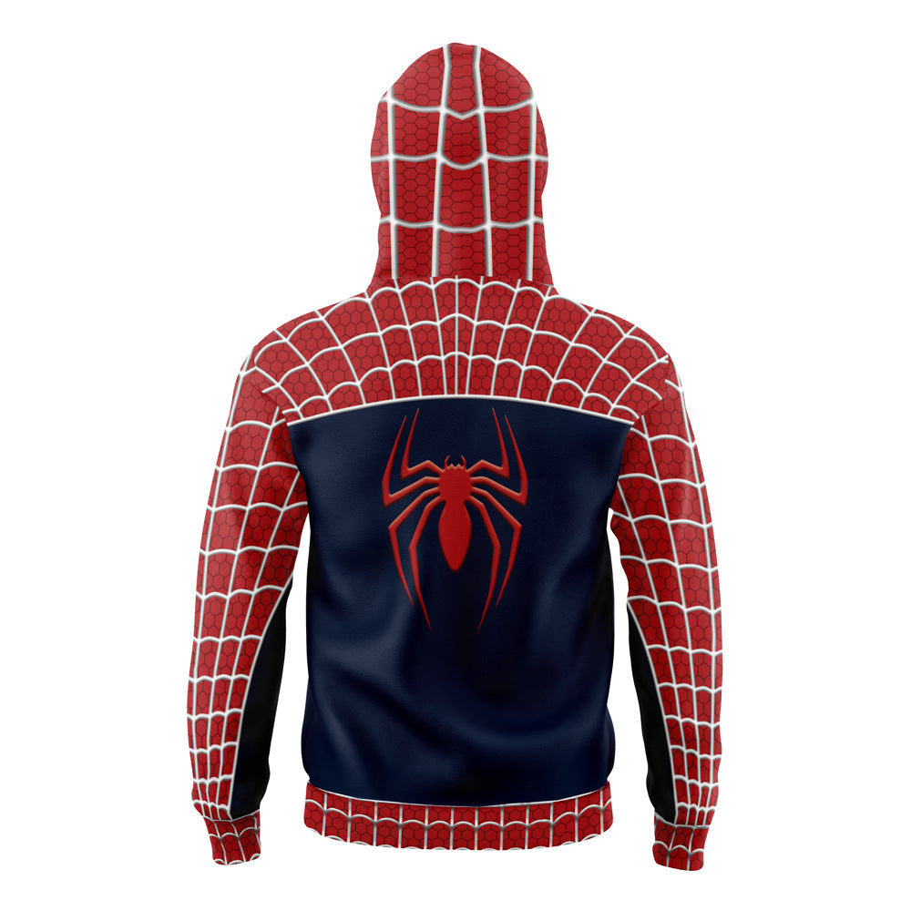 Spiderman 2002 Marvel Comics Masked Hoodie - M