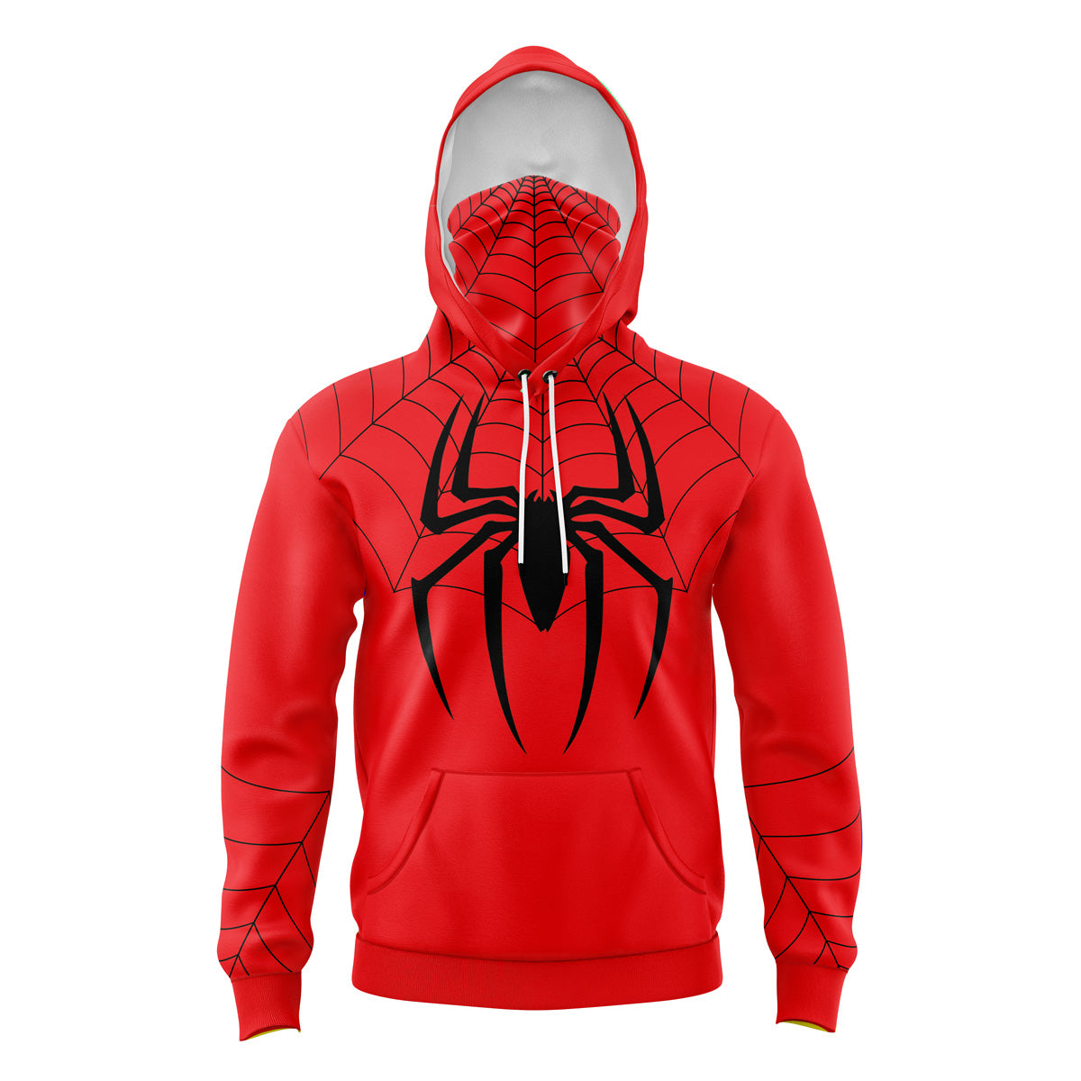 Spiderman Marvel Comics Masked Hoodie - 6XL