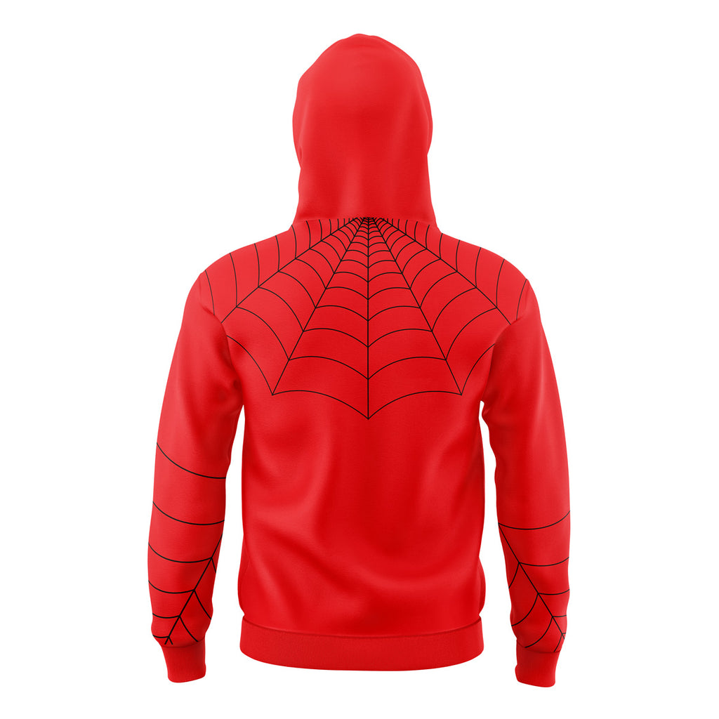 Spiderman Marvel Comics Masked Hoodie - M