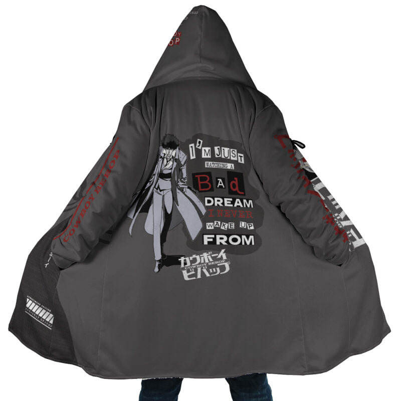 Spiegel Spike 2 Dream Cowboy Bebop Hooded Cloak Coat - 3XL