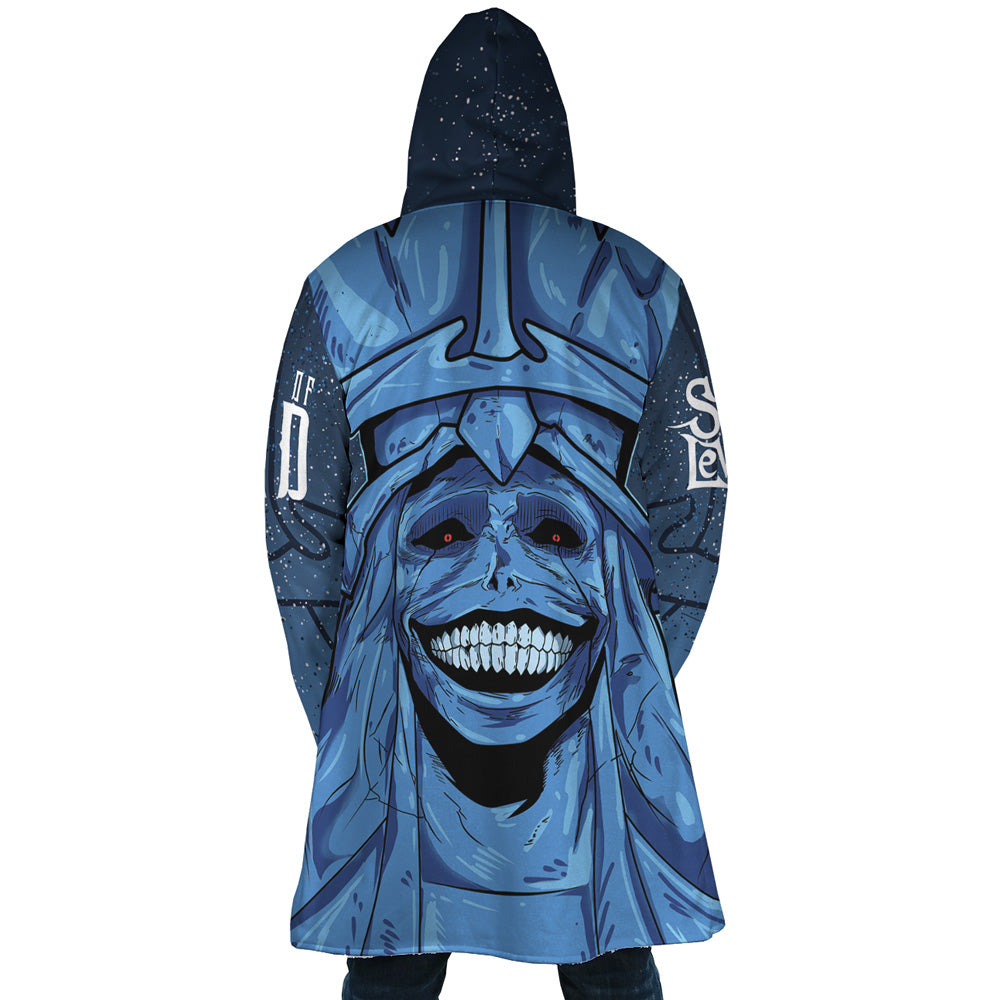 Statue of God Solo Leveling Hooded Cloak Coat - XL