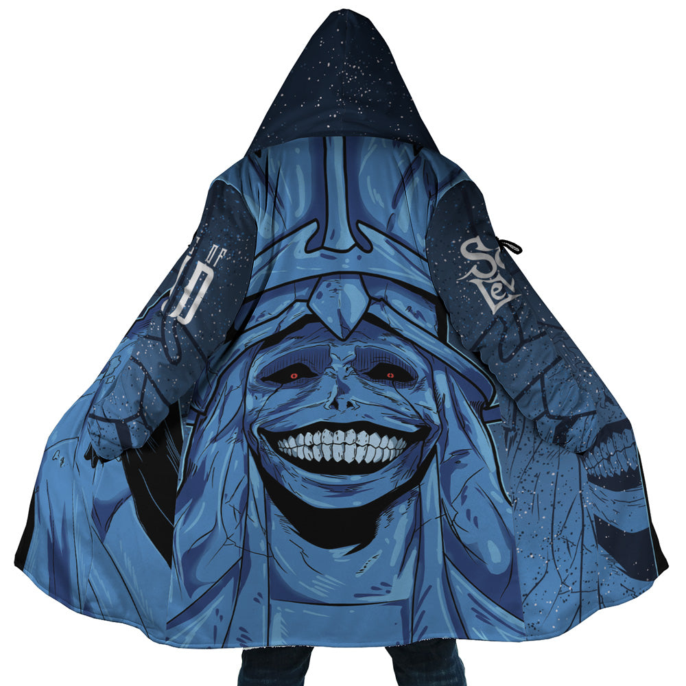 Statue of God Solo Leveling Hooded Cloak Coat - 5XL
