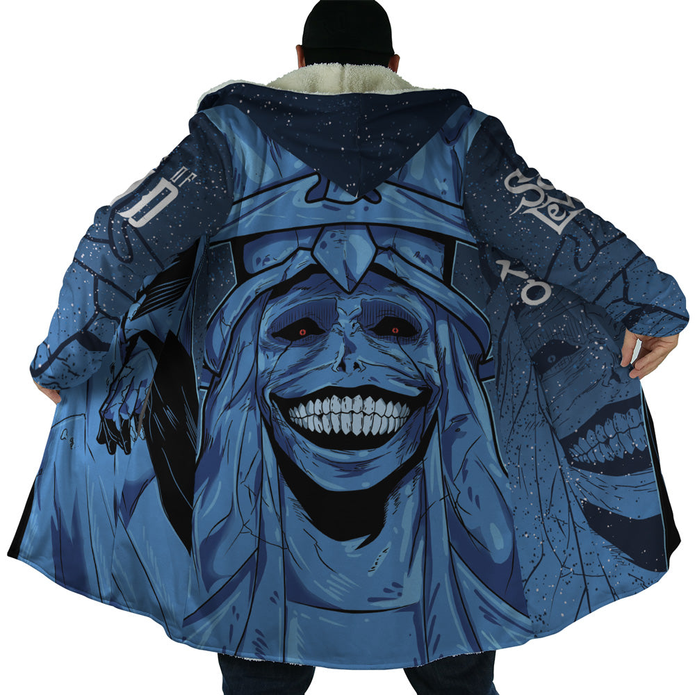 Statue of God Solo Leveling Hooded Cloak Coat - 2XL