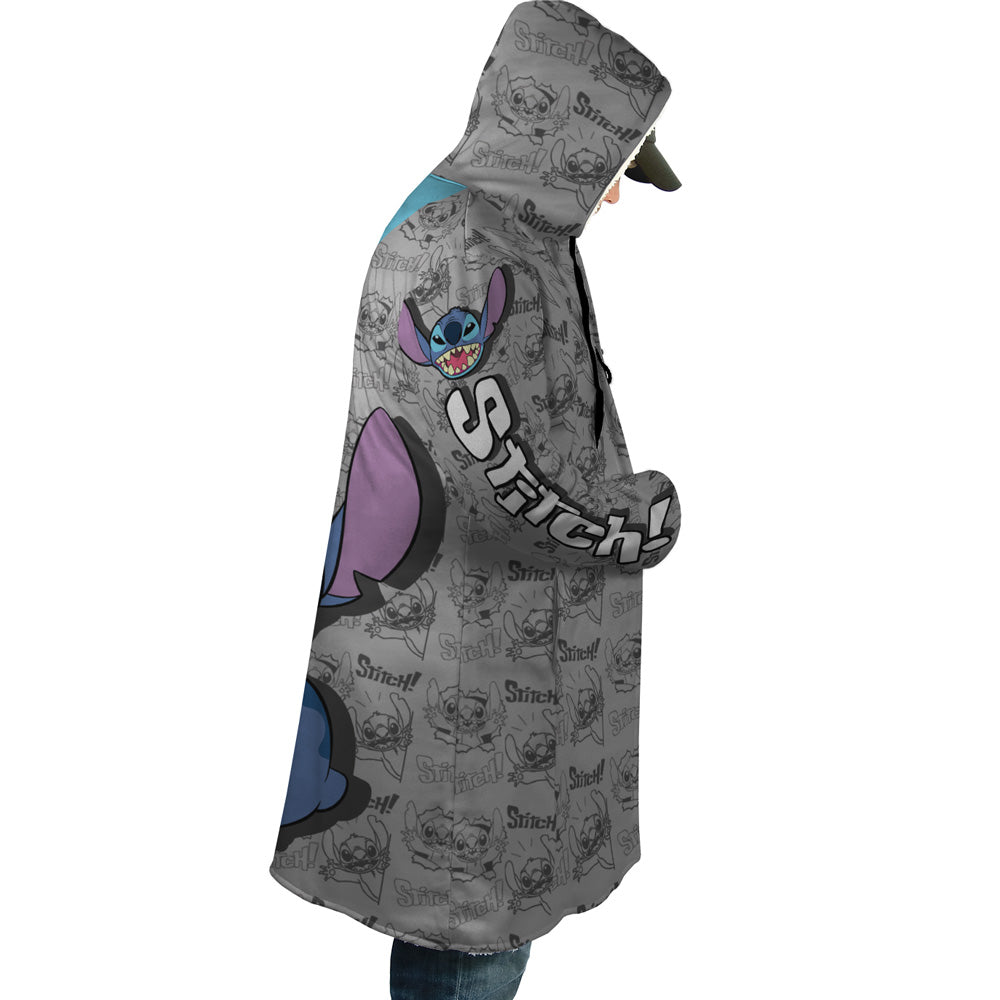 Stitch Warner Bros. Hooded Cloak Coat - M