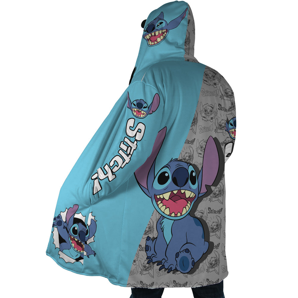 Stitch Warner Bros. Hooded Cloak Coat - L