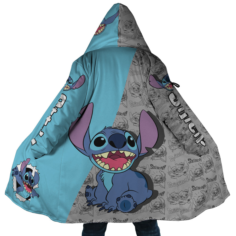 Stitch Warner Bros. Hooded Cloak Coat - 5XL
