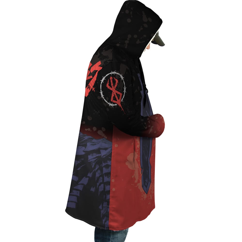 Struggler Berserk Hooded Cloak Coat - L