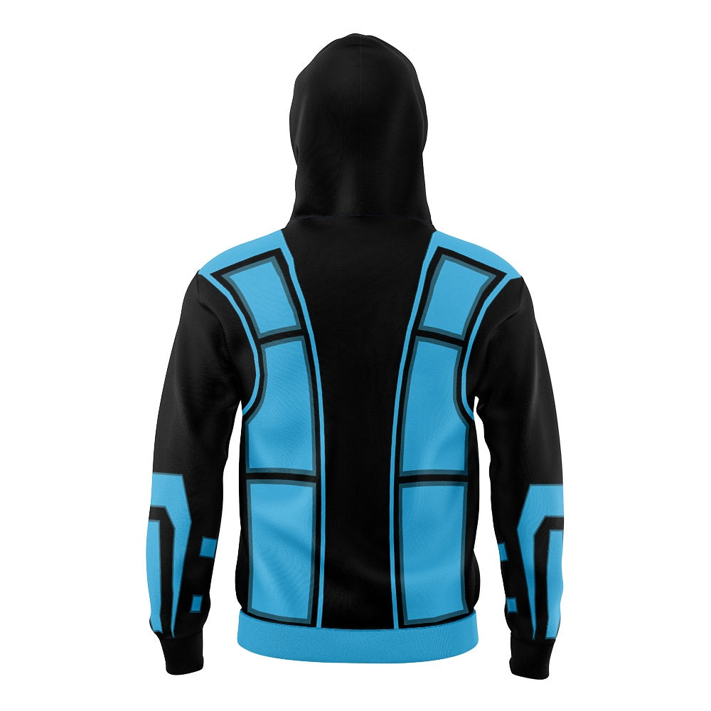 Sub Zero Mortal Kombat Masked Hoodie - M