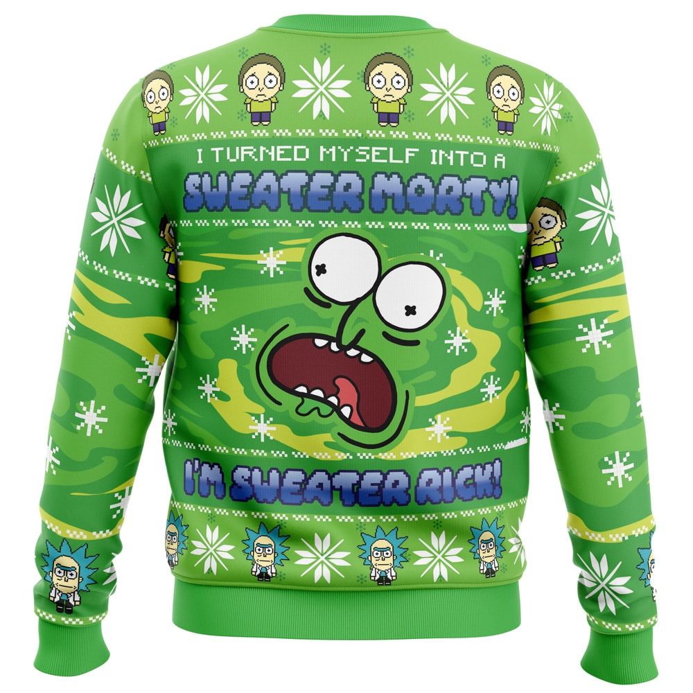 Sweater Rick Rick and Morty Ugly Christmas Sweater - 6XL