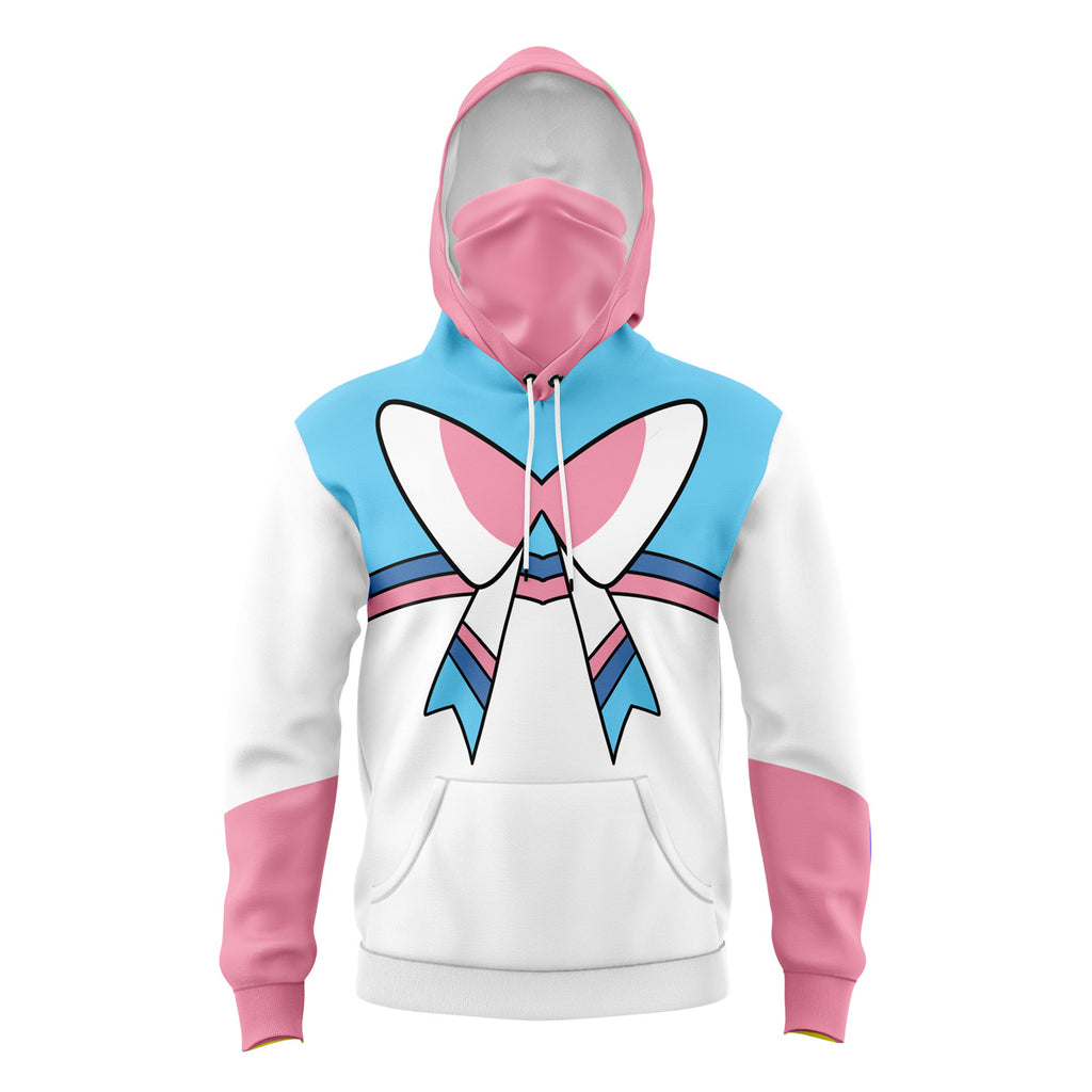Sylveon Pokemon Masked Hoodie - 6XL