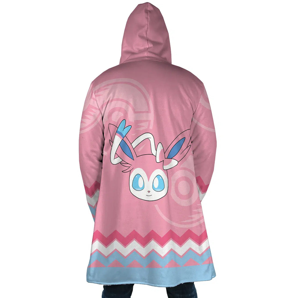 Sylveon V3 Pokemon Hooded Cloak Coats - 2XL