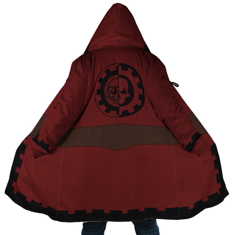 Tech Priest V2 Warhammer Hooded Cloak Coat - 3XL