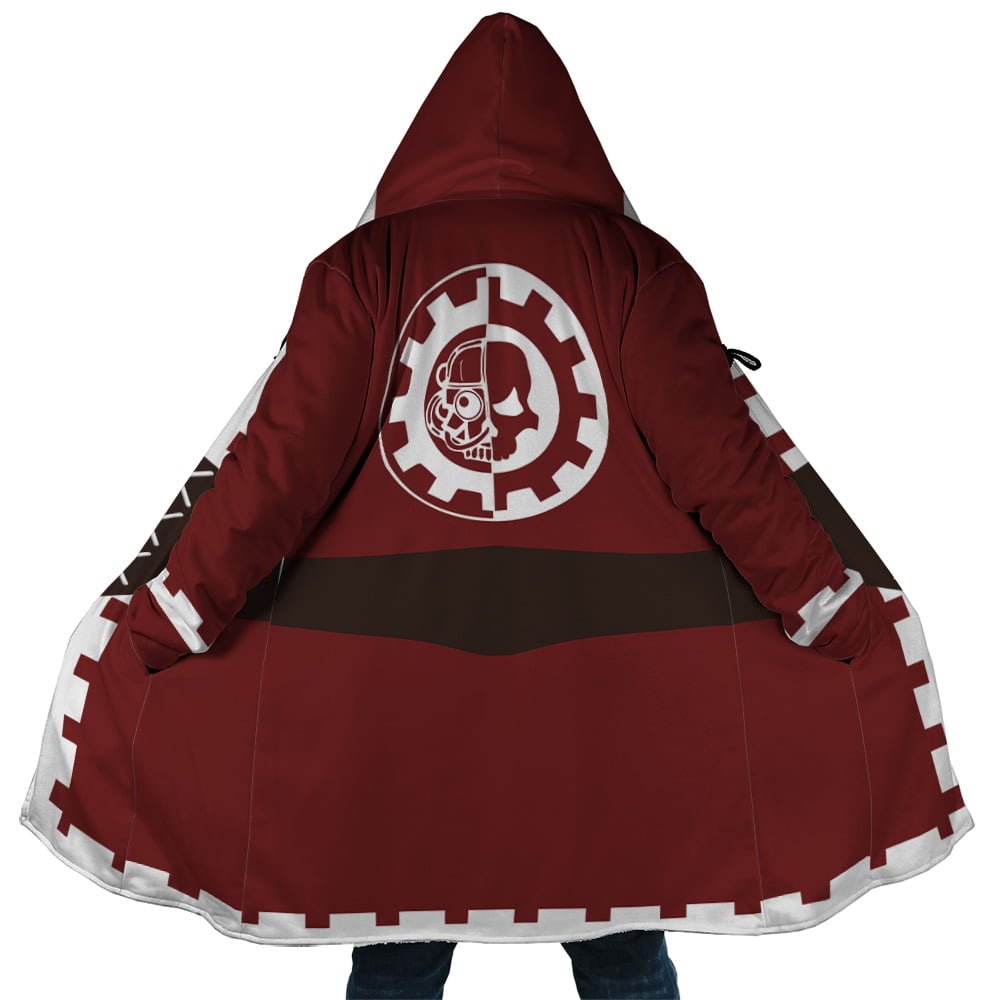 Tech Priest Warhammer Hooded Cloak Coat - 5XL