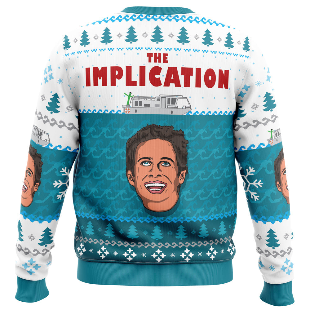 The Implication Always Sunny in Philadelphia Ugly Christmas Sweater - 5XL