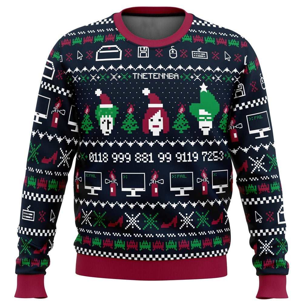 The X-Mas Crowd IT Crowd Ugly Christmas Sweater - 5XL