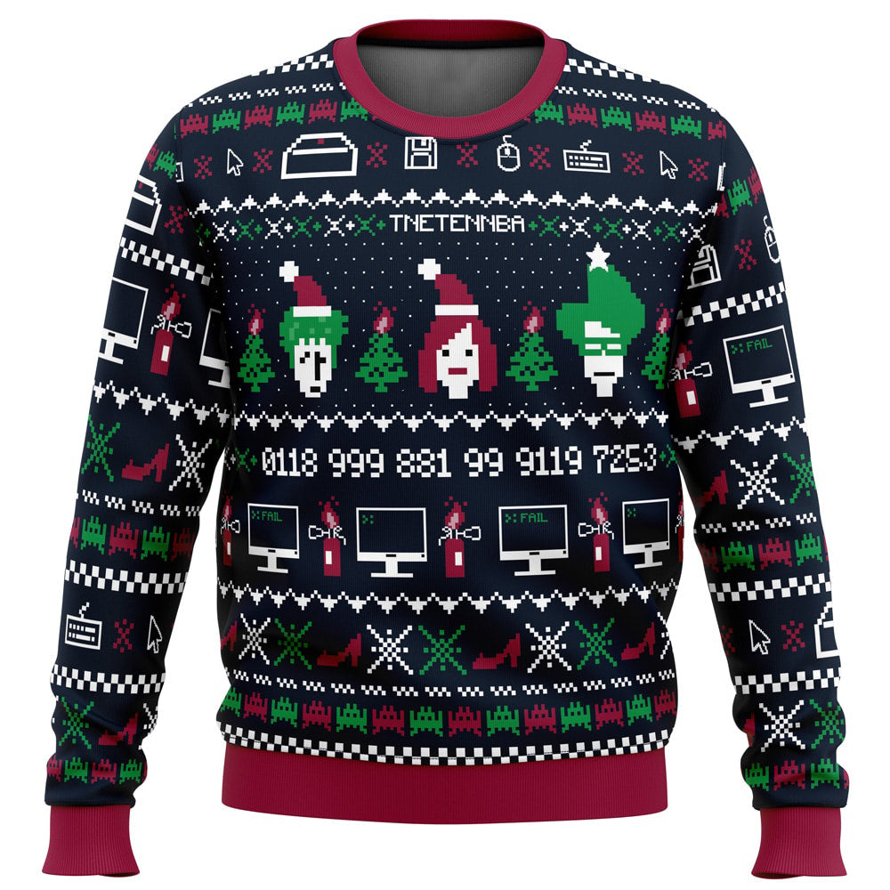 The X-Mas Crowd IT Crowd Ugly Christmas Sweater - 4XL