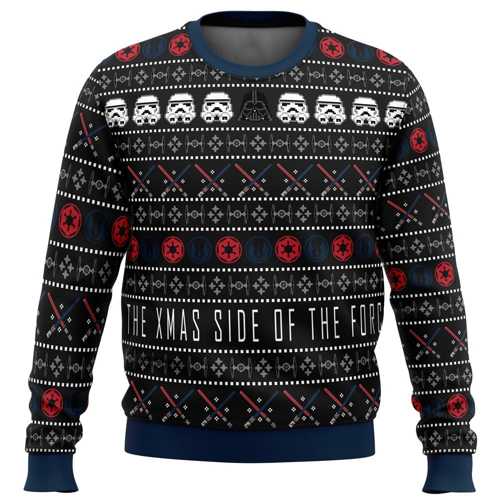 The Xmas Side Of The Force Star Wars Ugly Christmas Sweater - 4XL