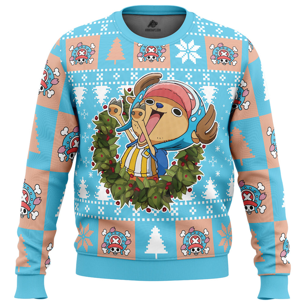Timeskip Tony Tony Chopper One Piece Pirates Ugly Christmas Sweater - 6XL