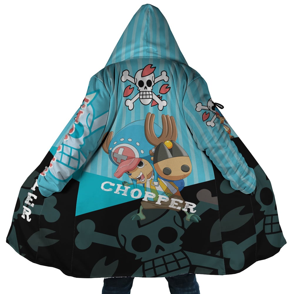 Tony Chopper One Piece Hooded Cloak Coat - 5XL