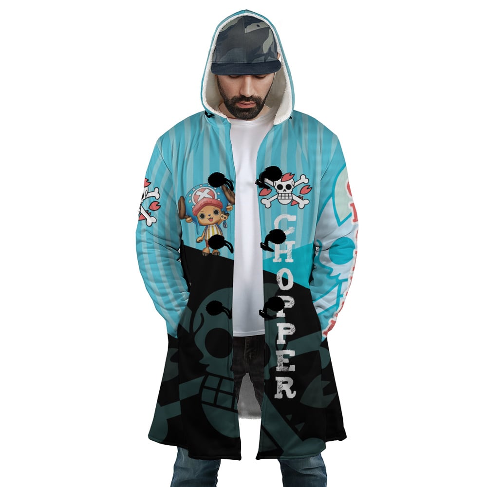 Tony Chopper One Piece Hooded Cloak Coat - M