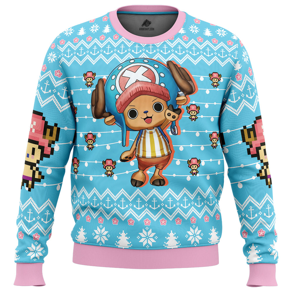 Tony Tony Chopper One Piece Pirates Ugly Christmas Sweater - 6XL