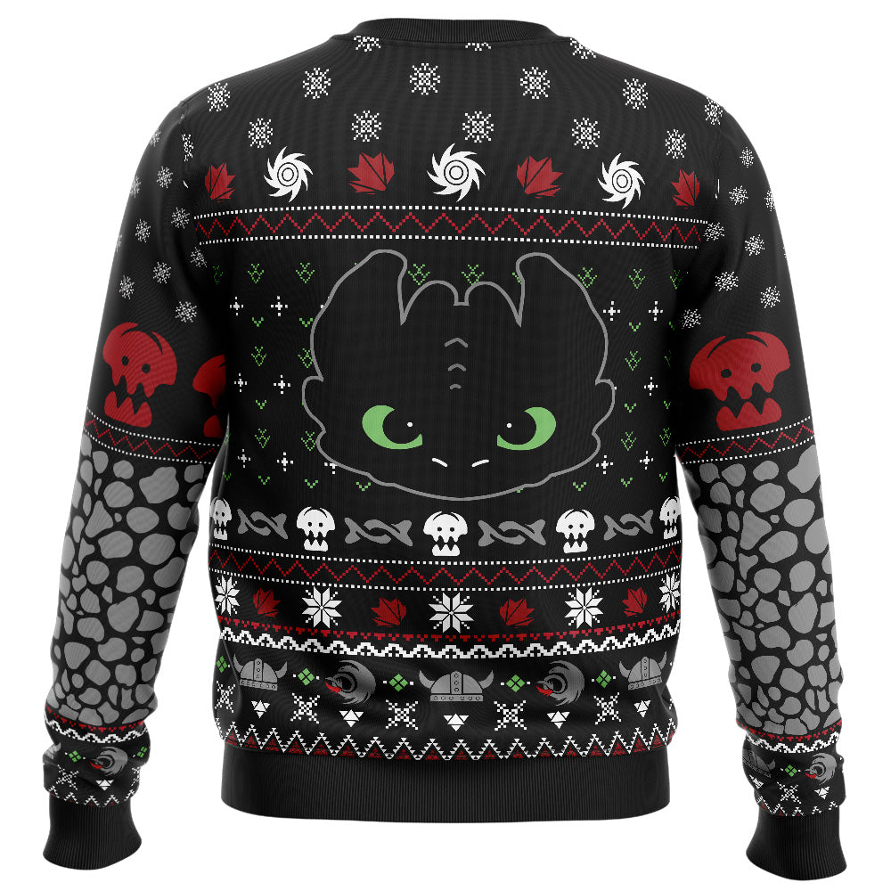 Toothless How To Train Your Dragon Ugly Christmas Sweater - 5XL